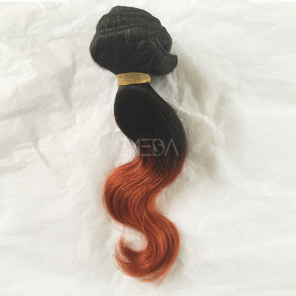 Factory cheap short length small weight body wave hair weaves YJ69
