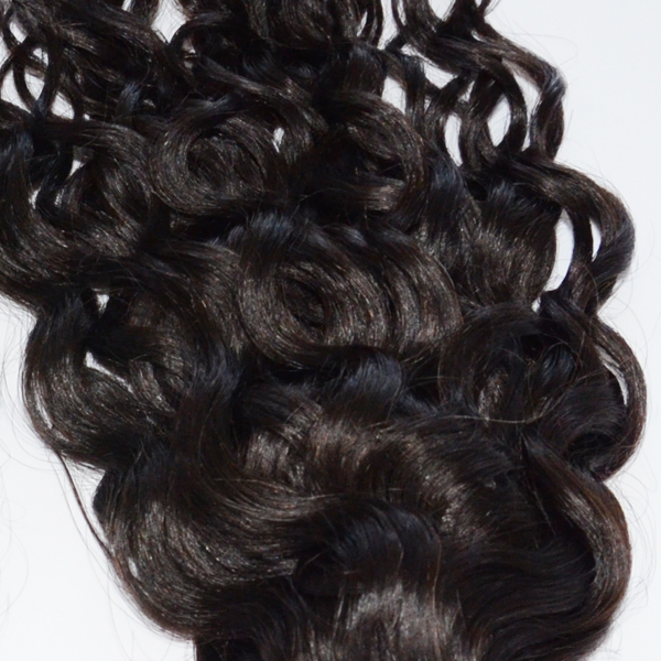 natural curly hair extensions  LJ4