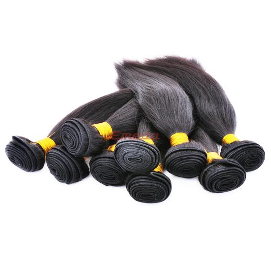 Wholesale Hair extensions houston straight natural color unprocessed 5a top grade virgin brazilian human hair