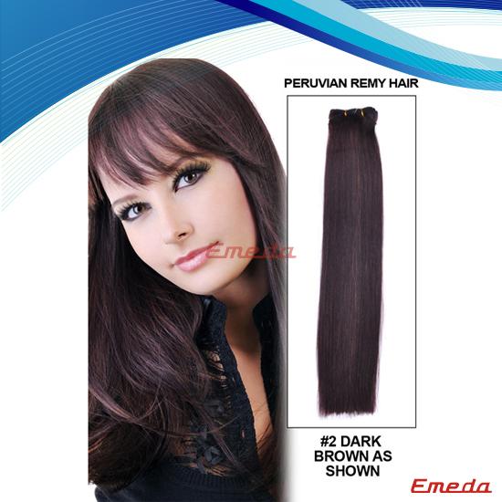 Human unprocessed virgin brazilian loose wave human hair extensions 