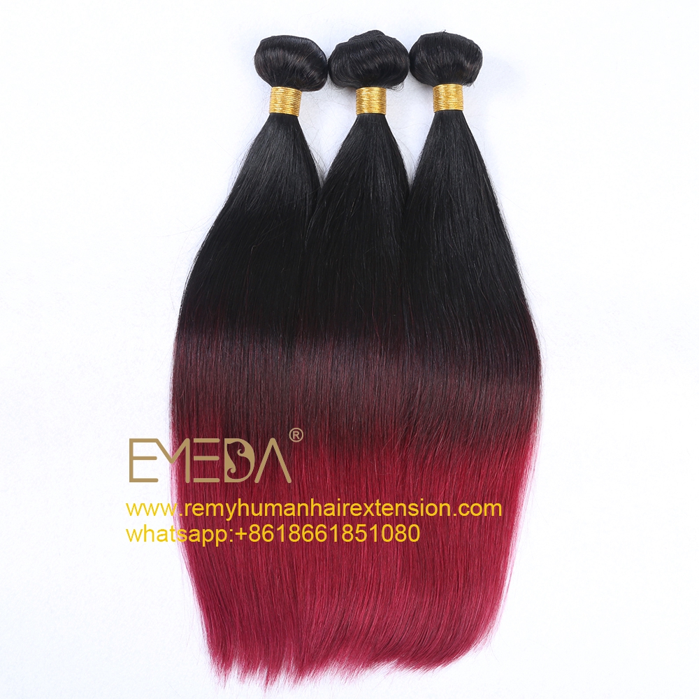 3T Color with Black Root Gradual Color All Texture WK021
