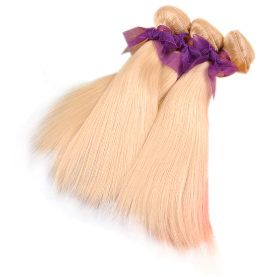 Wholesale Hair extensions 613 blonde sleek silky straight virgin brazilian hair weaving