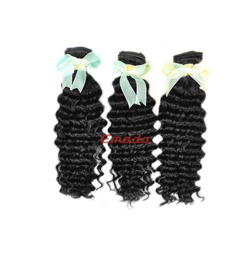 Unprocessed virgin deep wave great lengths hair extensions YJ137