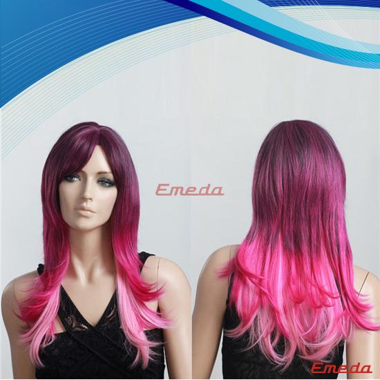 cheap synthetic cosplay wig