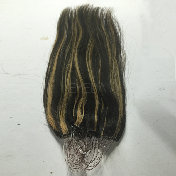 hanging ring hair extension Brazilian virgin human hair directly from factory CX