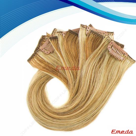 human hair clips in extensions
