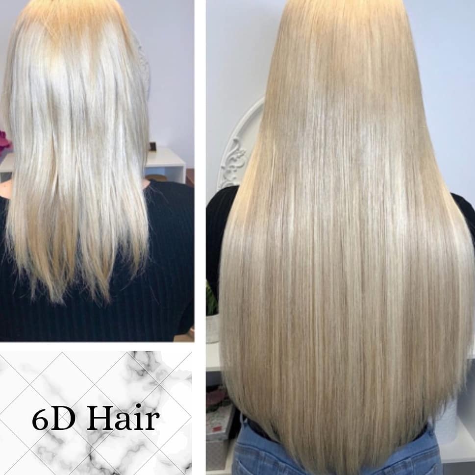20 minutes for a full head double drawn 6d hair extension WG002