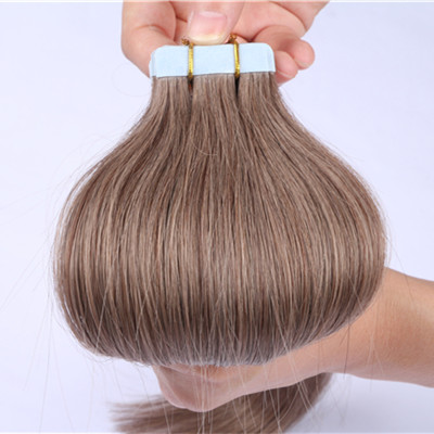 Tape in hair extentions，double face tape hair extensions in stock，invisible tape in hair extension HN377