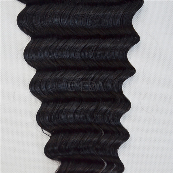 Indian hair deep wave cheap lace closure piece YJ166