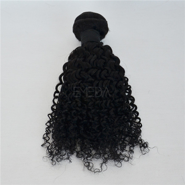 Natural unprocessed malaysian hair extensions afro curl kinky curly YJ161