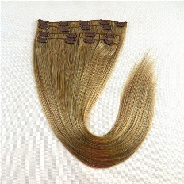 Clip in hair extensions 7A grade hair cheap factory price JF005