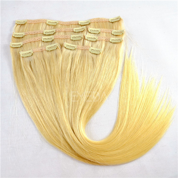 EMEDA 22 inch human hair clip in extensions JF096