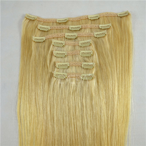 EMEDA 22 inch human hair clip in extensions JF096