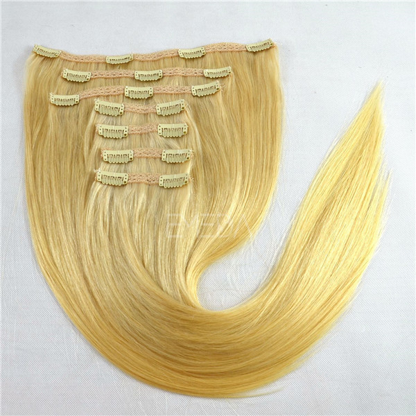 EMEDA 22 inch human hair clip in extensions JF096