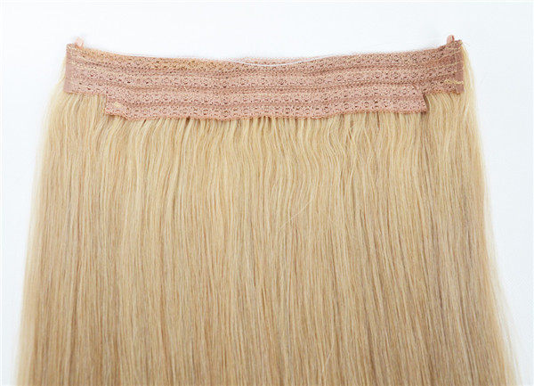 Premium gift Flip in halo human hair extensions sale YJ204