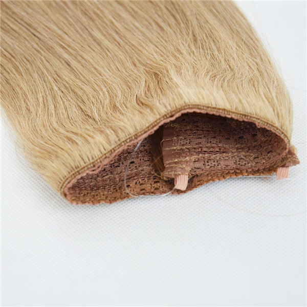 Premium gift Flip in halo human hair extensions sale YJ204