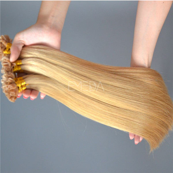 Factory supply U tip hair extensions double drawn hair JF003