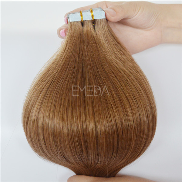 Europe hot sell virgin hair top quality tape hair extension JF020