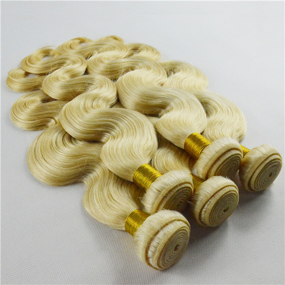 Body wave color 613 Mongolian hair YJ 19