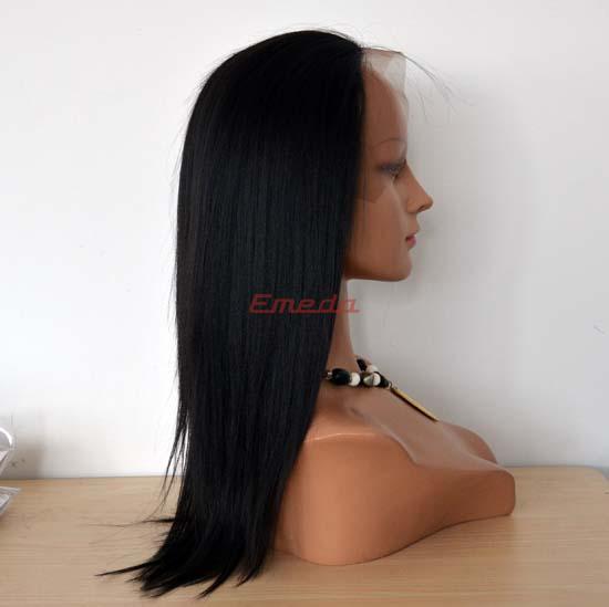 yaki synthetic hair lace front wig