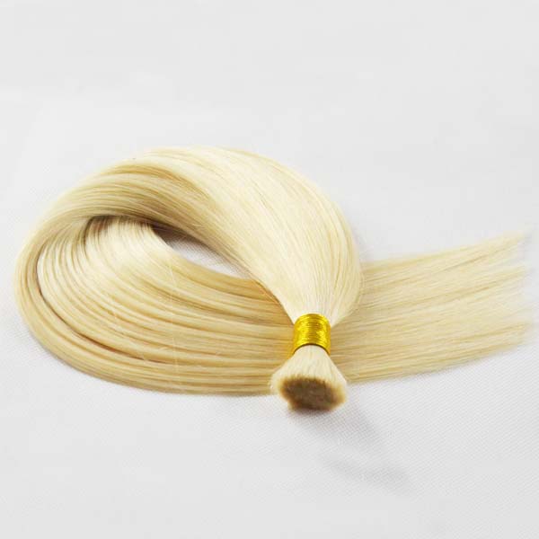  Natural indian human hair  bulk  LJ159