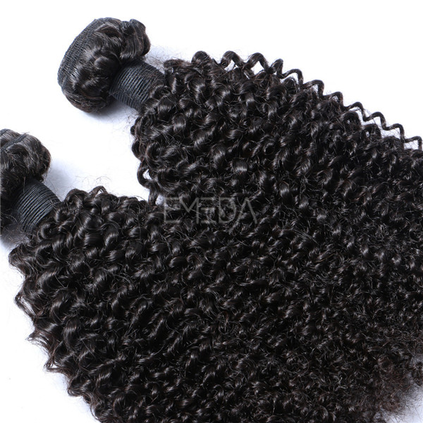 Kinky curly hair extensions for black women in stock YJ229