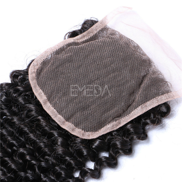 Overseas brazilian indian remi hair weave kinky curl with closure YJ231