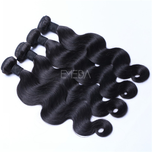 Stock virgin unprocessed cuticle Malaysian human hair body wave hair wefts, hair weave zj0011