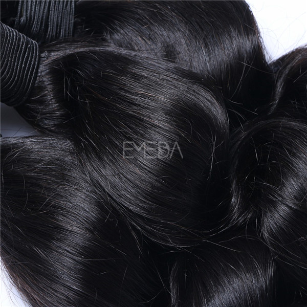 Virgin unprocessed Malaysian human hair loose wave weft in Dubai zj0012