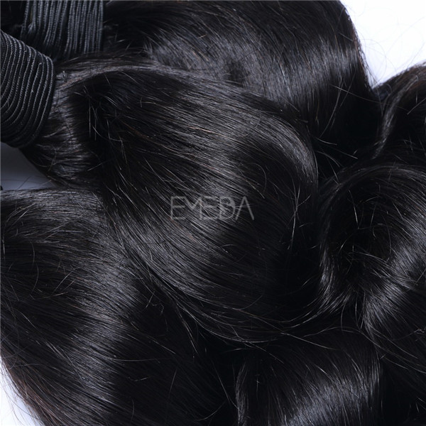 Stock virgin cuticle Malaysian human hair egg curl texture hair wefts zj0003