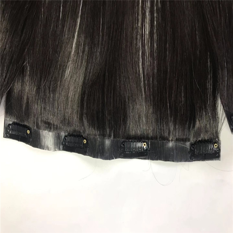 Clip on Hair with PU on the Band Newest Design and Easy to Use WK108
