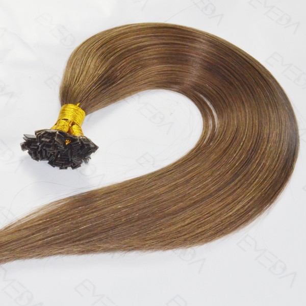 China Invisible Human Hair Extensions Supplier Remy Double Drawn Keratin Hair Extensions Factory LM348 