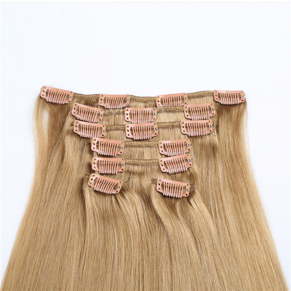 22INCH Human hair clip in extensions WJ051