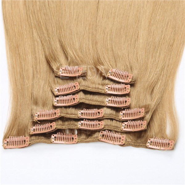 22INCH Human hair clip in extensions WJ051