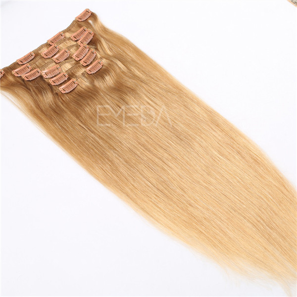 22INCH Human hair clip in extensions WJ051