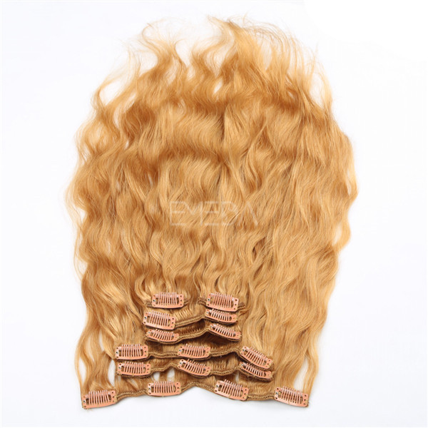 Human clip in extensions cheap WJ052