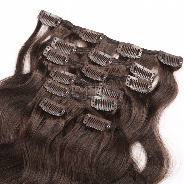Cheap remy hair extensions wholesale clip in YJ255