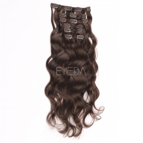 Cheap remy hair extensions wholesale clip in YJ255