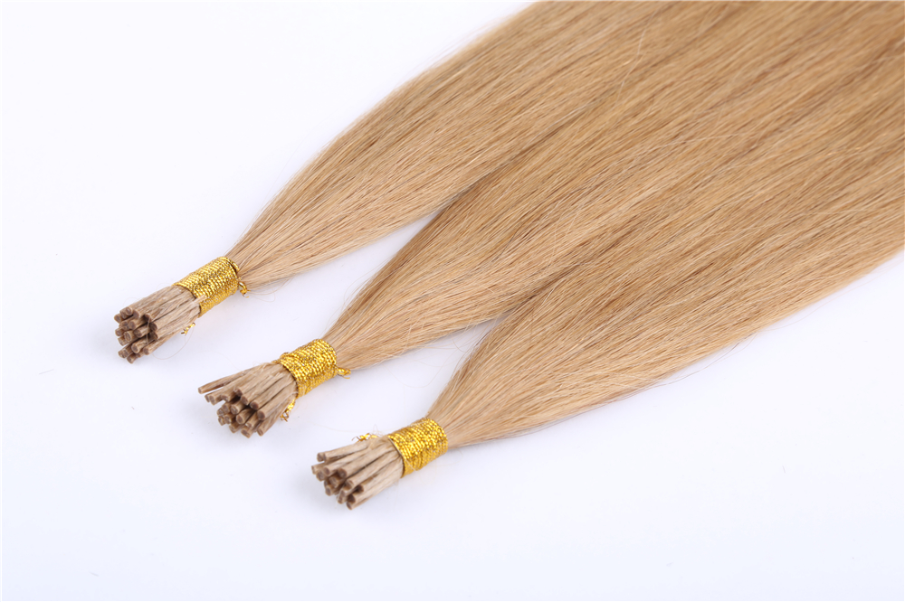 Factory supply Russian virgin hair karetain hair extensions JF060