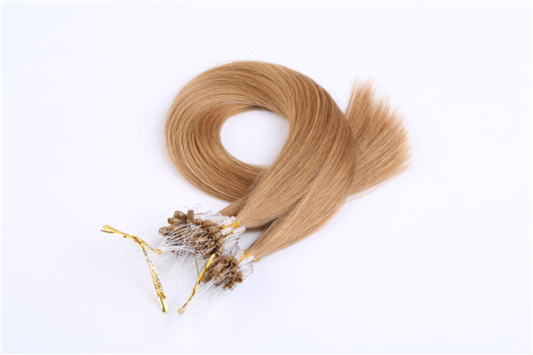 micro ring loop hair extensions with virgin human hair JF055