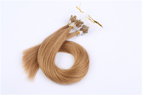 micro ring loop hair extensions with virgin human hair JF055