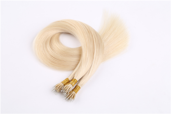 100% blonde hair extensions keratain I tip hair extensions