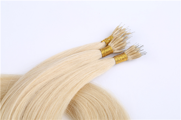 100% blonde hair extensions keratain I tip hair extensions