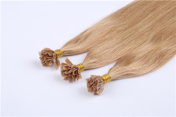 European virgin hair U tip nail karentain hair extensions JF057