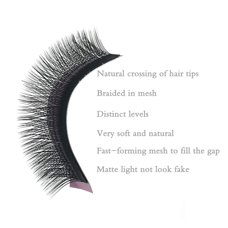 Premade Volume Fans Y Shape Eyelashes Extensions Blooming Eyelashes PY23
