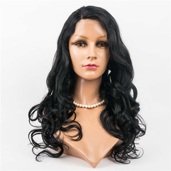 Natural Wavy lace front wig LJ182