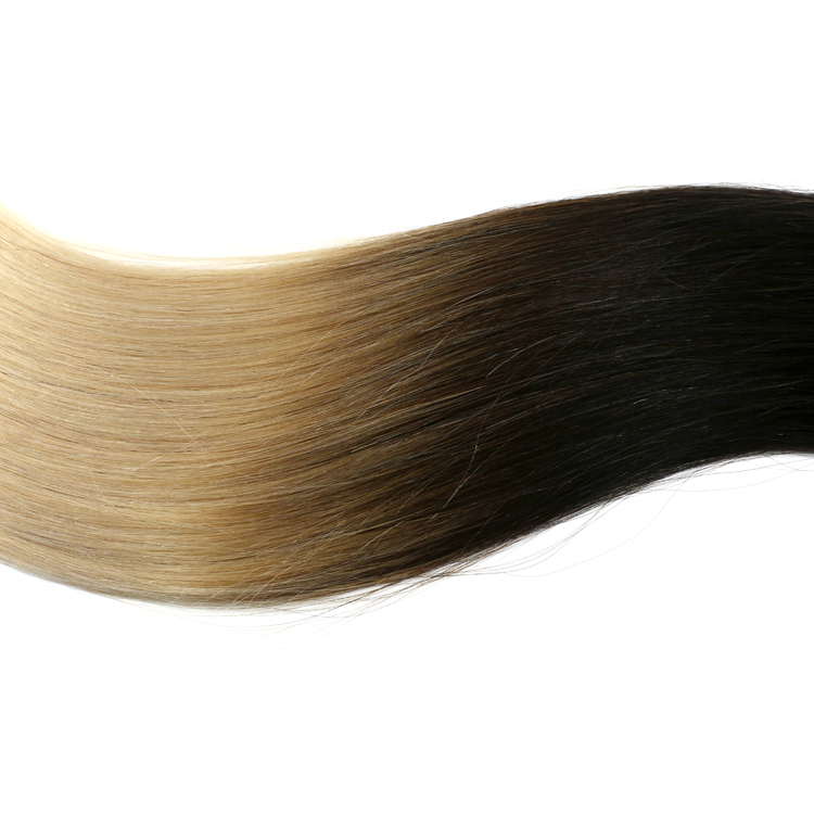 china ombre clip in tape extensions manufacturers suppliers remy double drawn human hair YJ319