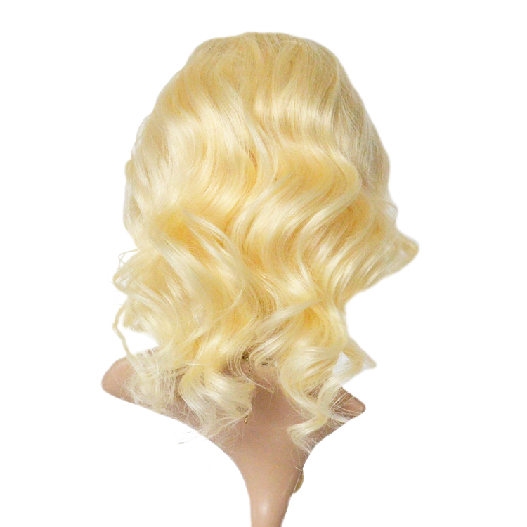 613 Wig Blonde Color Lace front with Slightly Wave WK006