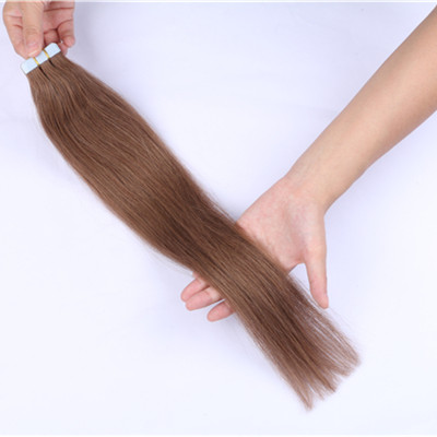 Hair extension tape in,russian tape in hair extensions,tape in human hair extensions HN379