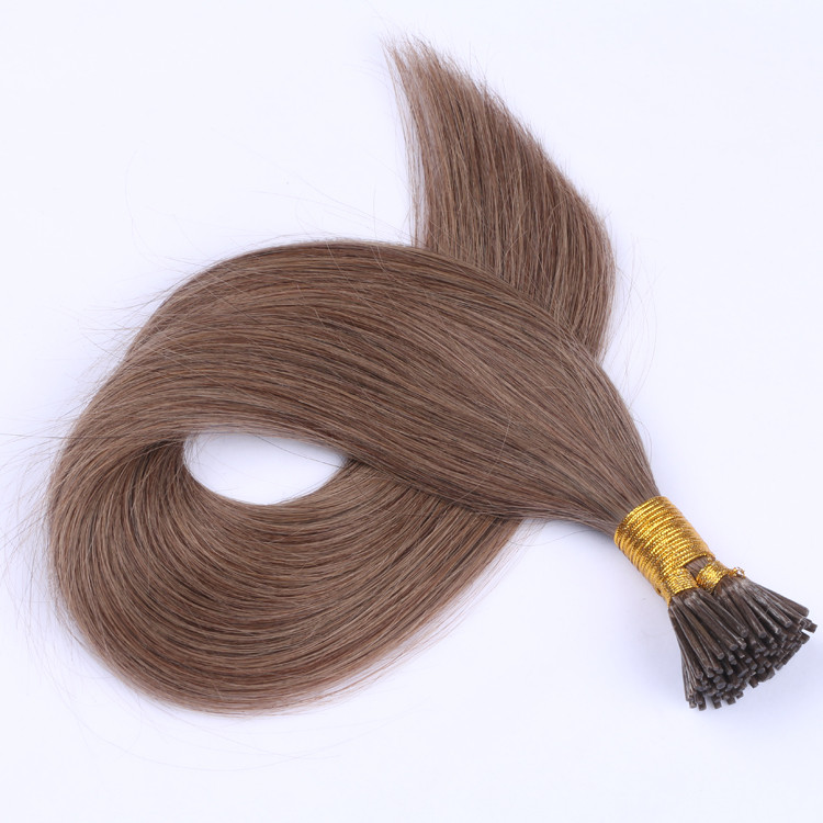 China I tip human hair extensions factory wholesale invisible I tip hair YJ322